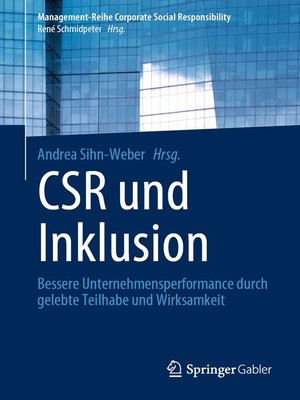 cover image of CSR und Inklusion
